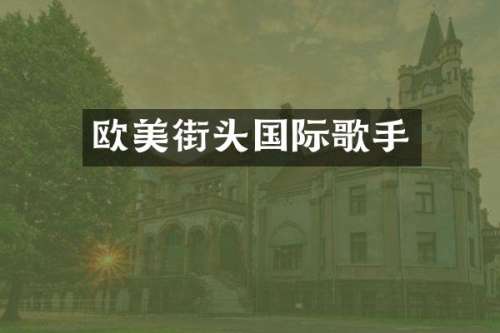 欧美街头国际歌手
