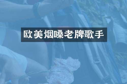 欧美烟嗓老牌歌手