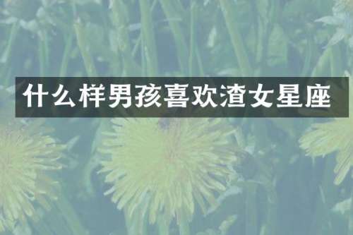 什么样男孩喜欢渣女星座