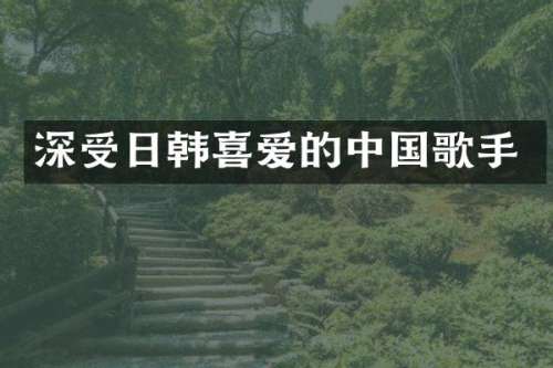深受日韩喜爱的中国歌手
