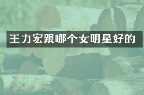 王力宏跟哪个女明星好的