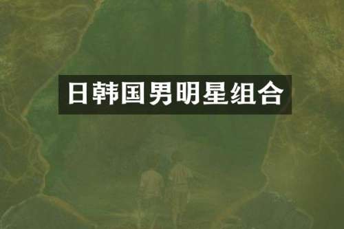 日韩国男明星组合