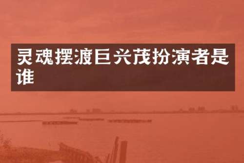 灵魂摆渡巨兴茂扮演者是谁