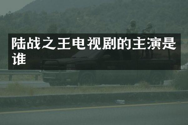 陆战之王电视剧的主演是谁