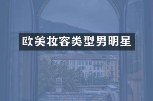 欧美妆容类型男明星