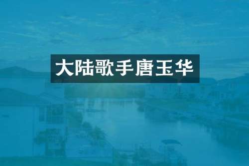 大陆歌手唐玉华