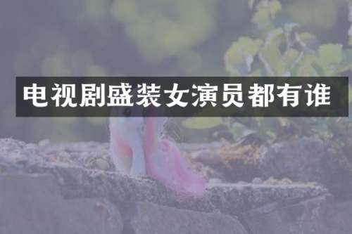 电视剧盛装女演员都有谁
