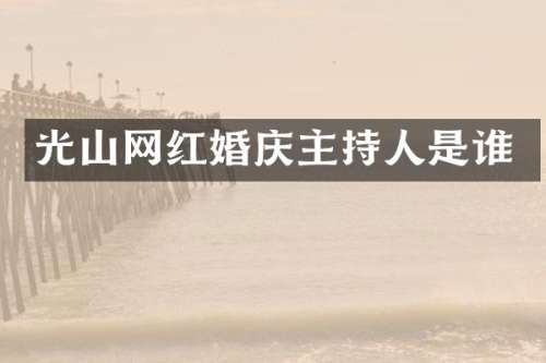 光山网红婚庆主持人是谁