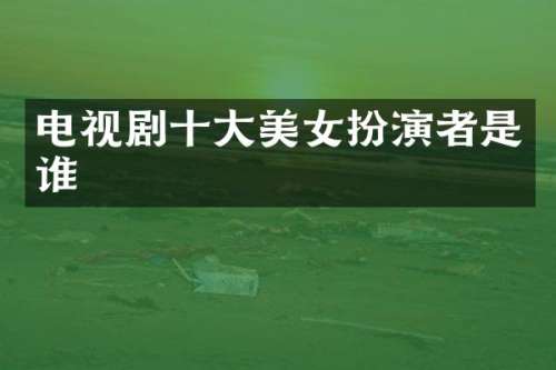 电视剧十大扮演者是谁