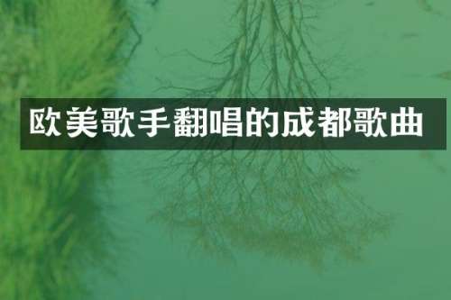 欧美歌手翻唱的成都歌曲