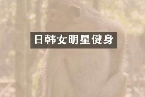 日韩女明星健身