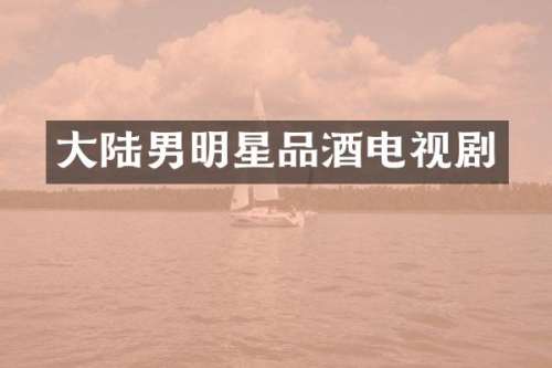 大陆男明星品酒电视剧