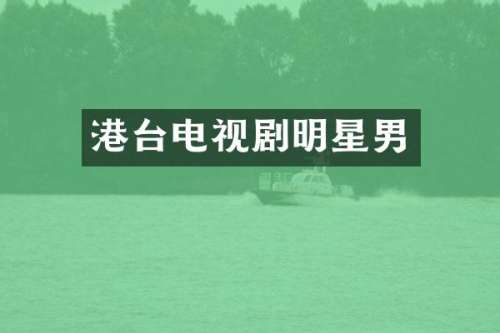 港台电视剧明星男