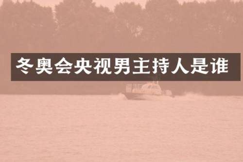 冬奥会央视男主持人是谁