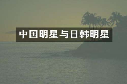 中国明星与日韩明星