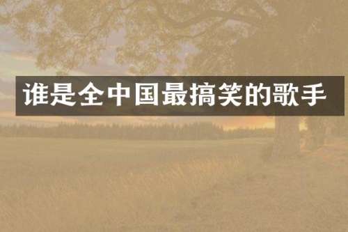谁是全中国最搞笑的歌手