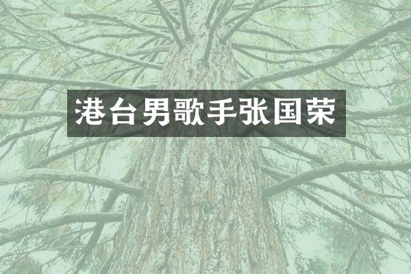 港台男歌手张国荣
