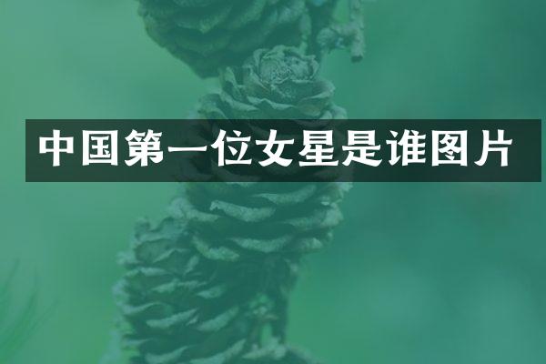 中国第一位女星是谁图片