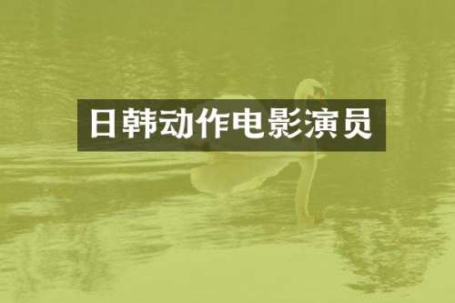 日韩动作电影演员