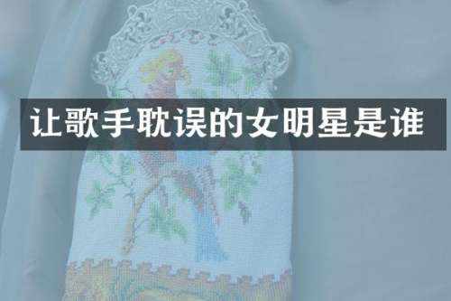 让歌手耽误的女明星是谁