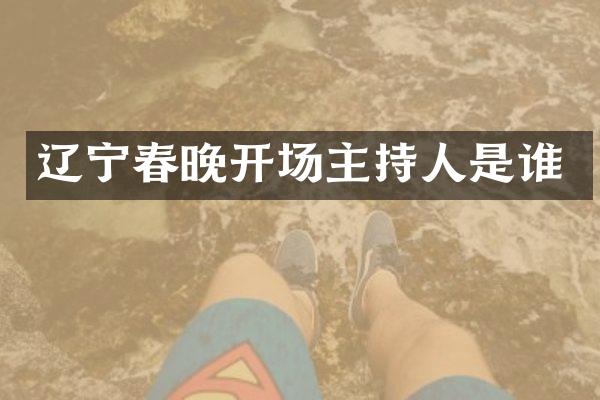 辽宁开场主持人是谁