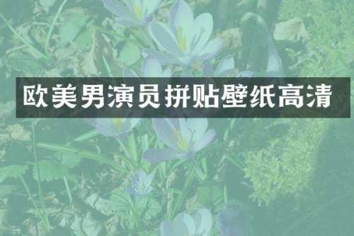 欧美男演员拼贴壁纸高清