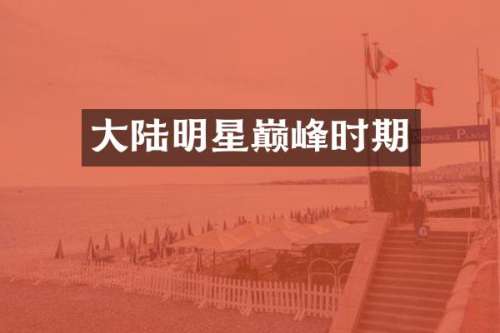 大陆明星巅峰时期