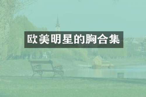 欧美明星的