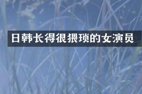 日韩长得很猥琐的女演员