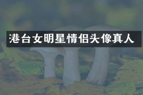 港台女明星情侣头像真人