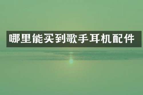 歌手耳机配件