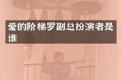 爱的阶梯罗副总扮演者是谁