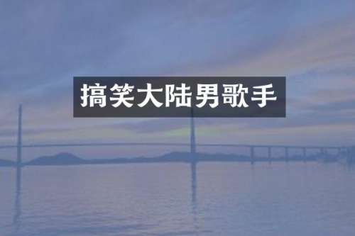 搞笑大陆男歌手
