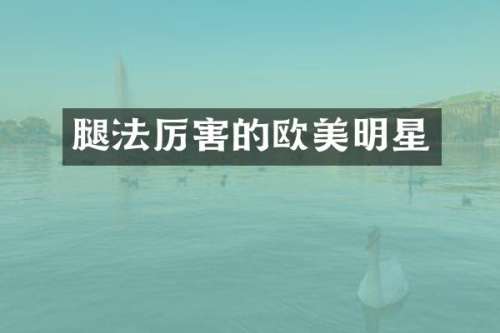 腿法厉害的欧美明星