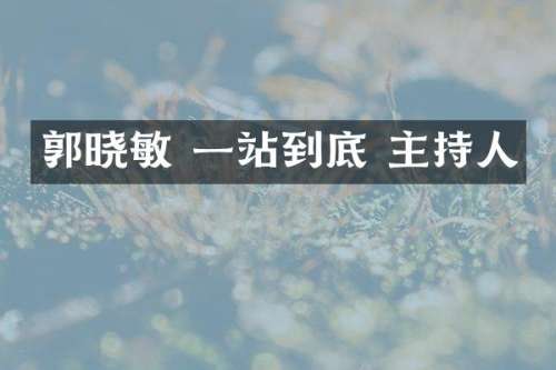 郭晓敏 一站到底 主持人