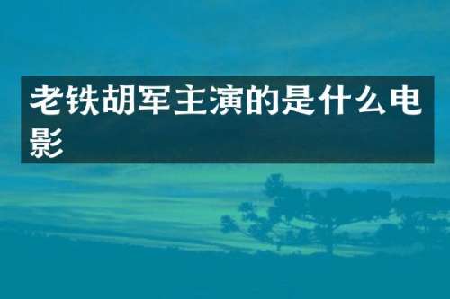 老铁胡军主演的是什么电影