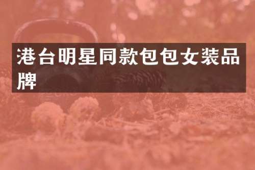 港台明星同款包包女装品牌