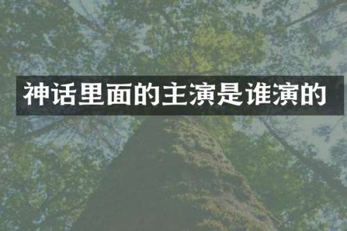 神话里面的主演是谁演的
