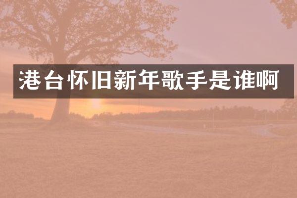 港台怀旧新年歌手是谁啊