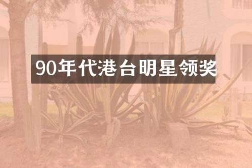 90年代港台明星领奖