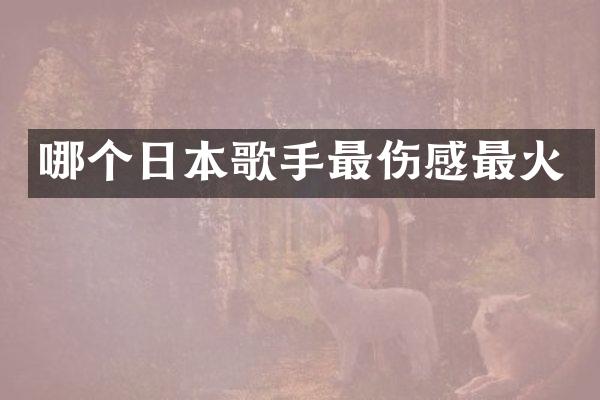 哪个日本歌手最伤感最火