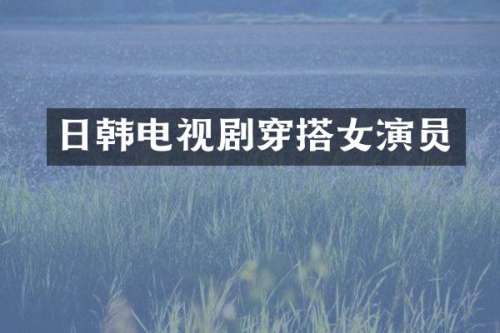 日韩电视剧穿搭女演员