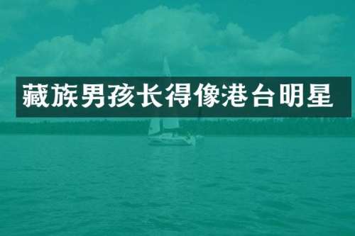 藏族男孩长得像港台明星