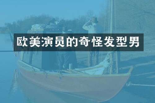 欧美演员的奇怪发型男
