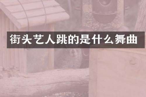 街头艺人跳的是什么舞曲