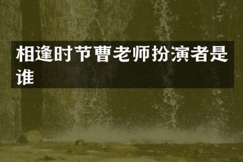 相逢时节曹老师扮演者是谁
