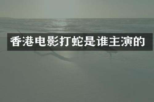香港电影打蛇是谁主演的