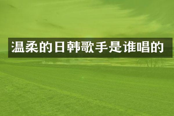 温柔的日韩歌手是谁唱的