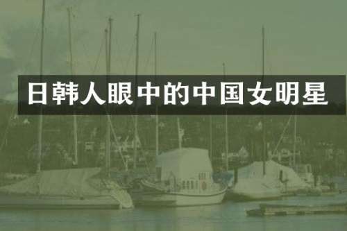 日韩人眼中的中国女明星