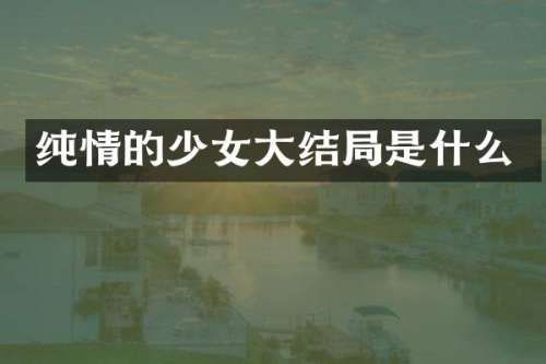 纯情的少女大结局是什么